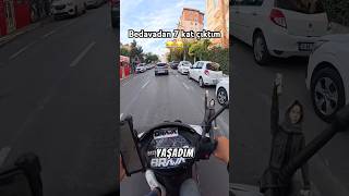 Bedavadan 7 kat tırmandım 😂😂 shorts keşfet kurye motovlog viral fyp tiktok trendyolgo [upl. by Dedie]