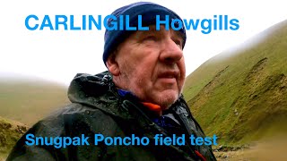 Snugpak Enhanced Patrol Poncho Yorkshire Dales national park field test [upl. by Ramar]