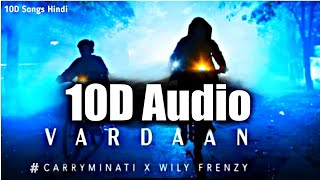 VARDAAN  10D Songs  8d Audio  Carryminati  BASS BOOSTED [upl. by Alekal987]