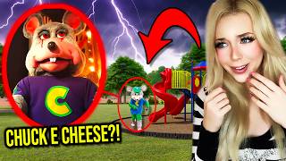 DRONE CATCHES CHUCK E CHEESE AT HAUNTED PARK HE CAME AFTER ME [upl. by Eldreeda]