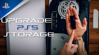 How To Upgrade PS5 Storage Install amp Walkthrough [upl. by Ruckman]