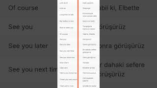 Türkçe ve İngilizce cümleler ingilizce kelimeleri kolay ezberlemek için bizi takip edin English [upl. by Oralle]