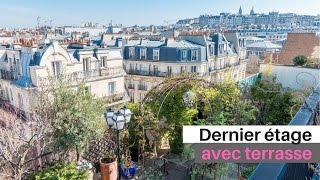 Vente Appartement avec terrasse proche Abbesses [upl. by Enyar]