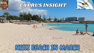 The Hidden Charms of Nissi Beach Ayia Napa Cyprus in March [upl. by Ecraep]