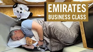 EMIRATES A380 BUSINESS CLASS DUBAISÃO PAULO  EXPERIÊNCIA COMPLETA  Por Carioca NoMundo [upl. by Aihsema]