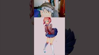 Not Sayori 😭 ddlc dokidokiliterature sayori monika horrorgaming [upl. by Aiker]