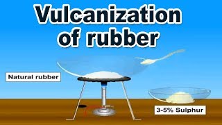 Vulcanization of Rubber  12th Std  Chemistry  Science  CBSE Board  Home Revise [upl. by Ekenna]