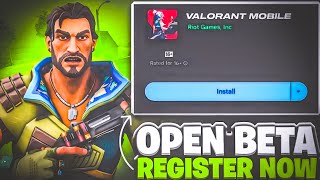 VALORANT MOBILE NEW BETA REGISTRATION AND DOWNLOAD 😳🔥AnoZValoM [upl. by Sanjiv]