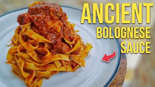 How to Make ANCIENT BOLOGNESE SAUCE Recipe like a Great Grandmother from Bologna [upl. by Annasoh322]