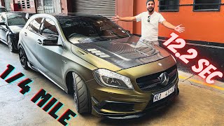 FASTEST MERCEDES A45 AMG IN THE COUNTRY  LAUNCH [upl. by Ahsinev]