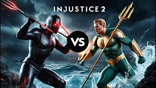 quotBlack Manta Versus Aquaman The Ultimate Showdown  Injustice 2 Epic Gameplayquot [upl. by Aggy454]