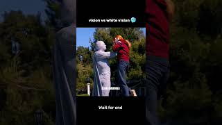 Avengers Vision vs White Vision 🥶🗿 shorts viralvideos [upl. by Bauer]