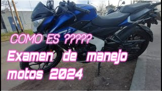 NUEVO EXAMEN DE MANEJO DE MOTO 2024 COMO SACAR TU LICENCIA DE CONDUCIR 2024 [upl. by Ecille]