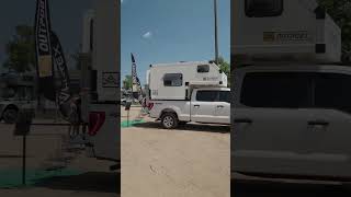 Outpost Campers at The Great American RV Show truck camper rvlife truckcamper [upl. by Lunseth549]