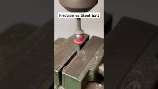 Friction welding Steel ball vs Screws [upl. by Ainej]