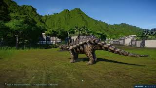 Jurassic World Evolution  Polacanthus sounds [upl. by Hallsy]