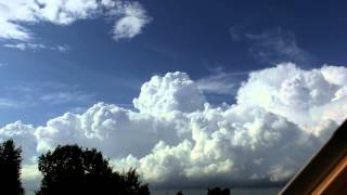 Multiple Cumulonimbus Cells Time Lapse [upl. by Amoritta]