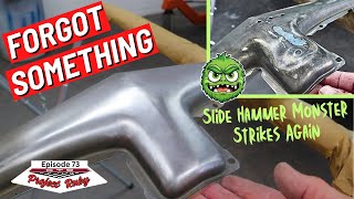 Slide Hammer Damage Dent Removal How To  GTO RestoMod Ep 73 [upl. by Ardnua]