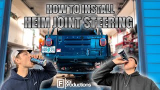 DIY High Steer Kit Jeep Tj [upl. by Ayahsal810]