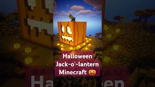 Jackolantern Minecraft house build for Halloween 🎃 [upl. by Elawalo238]