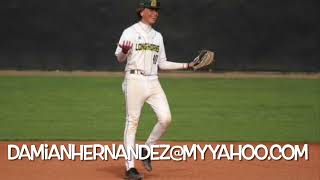 Baseball Highlights  Damian Hernandez 2324 [upl. by Llemhar]