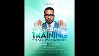 Formation du calendrier de vision par le CEO DAVID IMONITIE  sous titre en français [upl. by Solahcin]