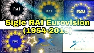 Sigle RAI Eurovision 19542019 [upl. by Nolahc]