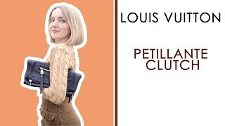 Louis Vuitton Petillante Empreinte Infini Clutch Review amp Size comparison [upl. by Bevis339]