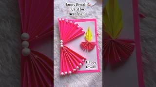 Happy Diwali card for best friend satisfying shorts kids viralvideo [upl. by Grishilde256]