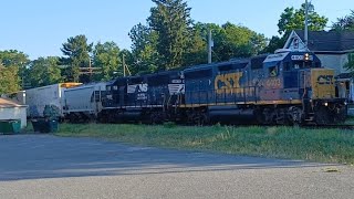 CSAO WPMI61 Northbound Through FranklinvilleNJ With CSXT 4403 amp NS 5802 [upl. by Nahk]