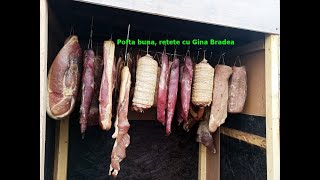 Afumaturi traditionale de Craciun din carne de porc acasa la familia Bradea [upl. by Segal]