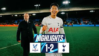 CRYSTAL PALACE 12 TOTTENHAM HOTSPUR  PREMIER LEAGUE HIGHLIGHTS  FOUR WINS IN A ROW [upl. by Palgrave]