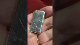 🤑👍100g Low Premium Silver Bar Thanks Bullion Now👍🤑👍 silver subscribe [upl. by Raimes]