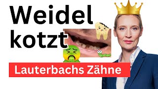 Alice Weidel rügt Karl Lauterbachs faulende Zähne [upl. by Timofei]