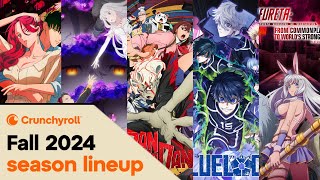 New Anime Coming to Crunchyroll in the Fall 2024 Anime Season [upl. by Meggie]