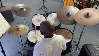 Initial Group A On The Right Foot  Chris Burgess Trinity College London Drum Kit 20202023 [upl. by Tandy]