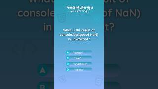 Frontend interview questions Quiz 3 javascript react interview developer [upl. by Euginomod]