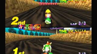 Lets Play Mario Kart 64 Part 3 12 star cup 50cc [upl. by Ellennod]