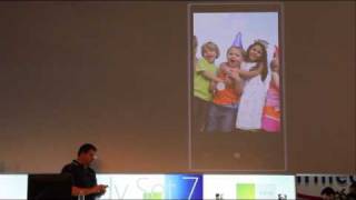 Microsoft Windows Phone 7 demo  part 3 [upl. by Akemor]