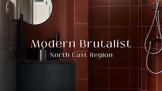 Home Tour  4Room BTO  Modern Brutalist  North East Region [upl. by Anihc999]