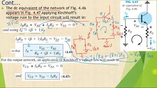 115 DC Biasing of Transistor l Emitter Follower Configuration amp Example 416 [upl. by Kendry39]