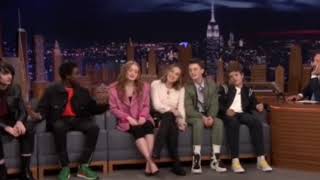 the kids of stranger things sing quotchicken noodle soupquot with jimmy fallon [upl. by Mariellen]