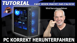 So fährst du deinen PC RICHTIG herunter  DasMonty [upl. by Lizzy365]