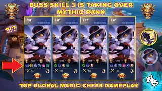 OVERPOWERED TOP GLOBAL BUSS STRATEGY NEW SEASON  BEST MAGIC CHESS SYNERGY Mobile Legends Bang Bang [upl. by Oetam533]