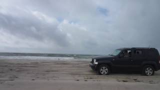 Dodge Nitro and Jeep Liberty off road beach driving [upl. by Galang]