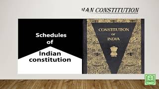 Class 5  All Schedules of Indian constitution  Polity GK  Trick [upl. by Sheehan]