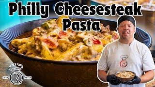 Easy Philly Cheesesteak Pasta Ultimate Comfort Food Fusion In The Kitchen With Chef R Allen [upl. by Anitsugua]