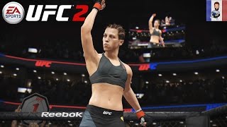 Ea sports UFC 2  Lets Play  Joanna Jedrzejczyk VS Carla Esparza [upl. by Lorimer193]