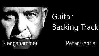 Peter Gabriel sledgehammer guitar backing track [upl. by Kerwin]