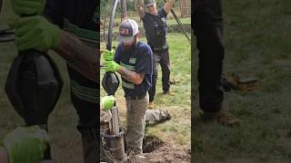 Plumber Pours Chlorine in Well Water to Disinfect New Pump [upl. by Llerral]